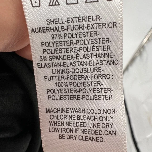 NWT Dress The Population Iris Slit Crepe Gown - Picture 13 of 15